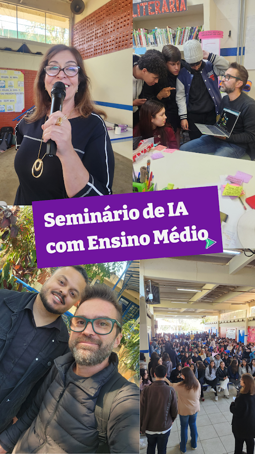 Seminário sobre IA na aprendizagem com escolas da Rede Pública, SP