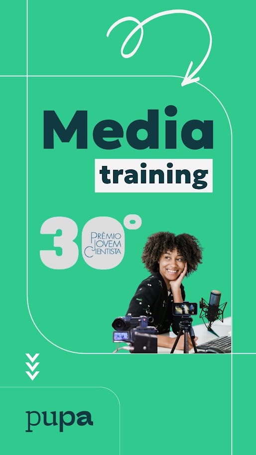 Media Training para vencedores do Prêmio Jovem Cientista